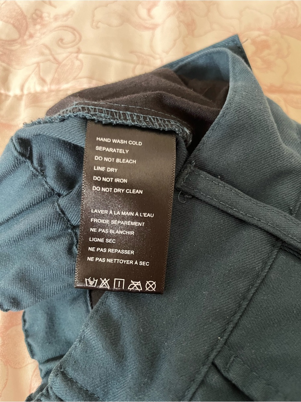 Urban Outfitters High-Waist Wide Leg Pants in Deep Teal XS - Picture 9 of 13